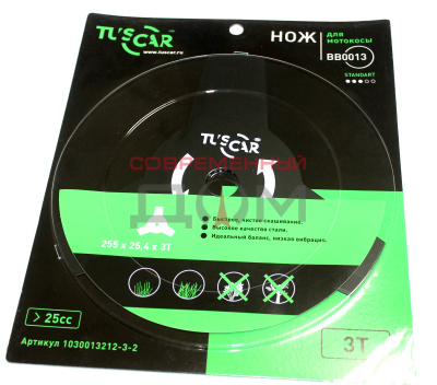 Нож TUSCAR BB0013 Standart, 255х25,4х3T Multi
